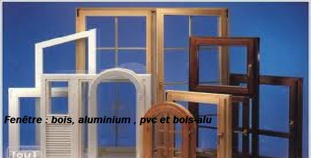 fenetre bois, aluminium,pvc...